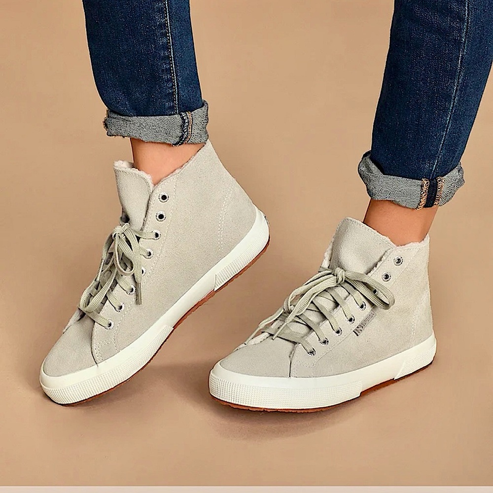 Superga Classic Suede High Top Sneakers
